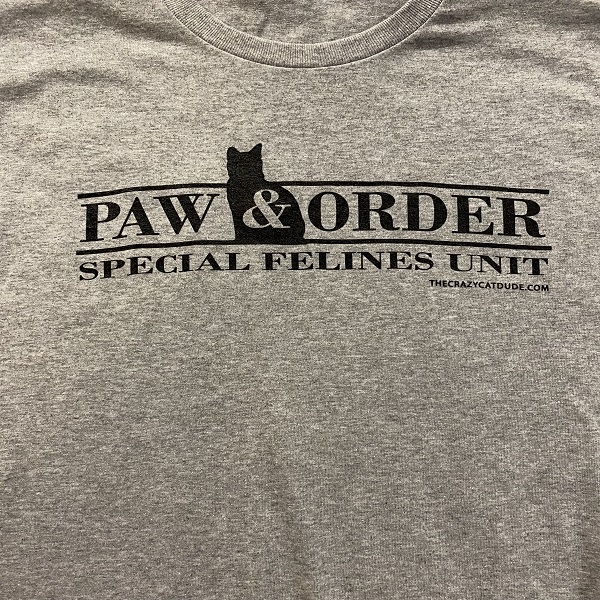 picture of "Paw & Order" Shirt with FREE Shipping! *Please note your size in the order notes (S-3X available)